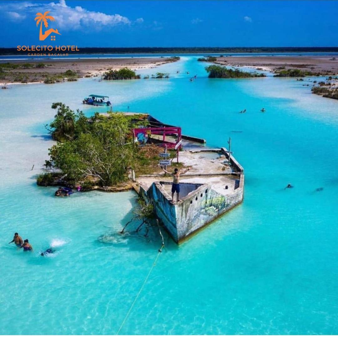 Hotel Apartaments Solecito Bacalar - Free Bikes & Paddle المظهر الخارجي الصورة